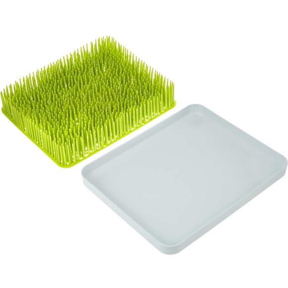 Boon Drying Rack Lawn Countertop, Green, 13.5x11x2.5 Inches - Picture 2 of 5